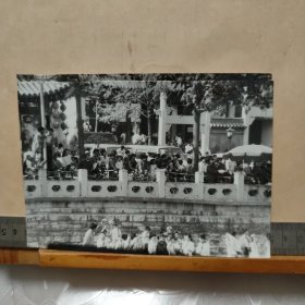 老照片 : 匾下期观18cmx13cm