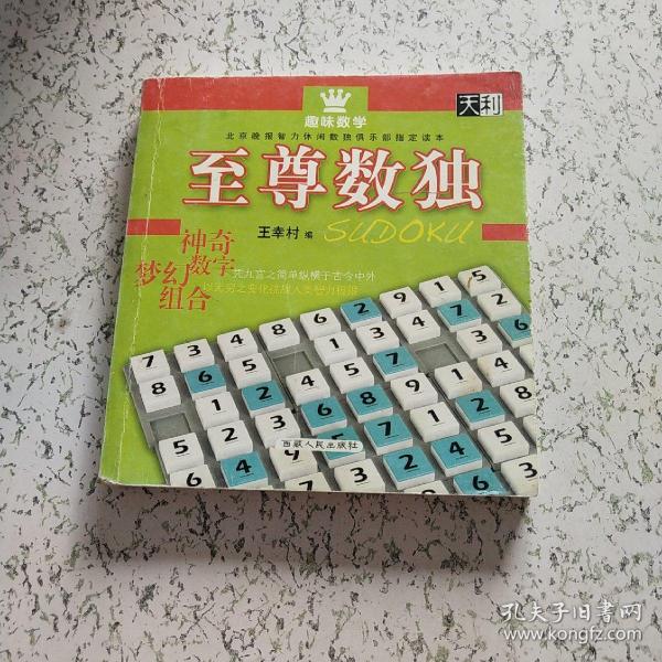 趣味数学：至尊数独