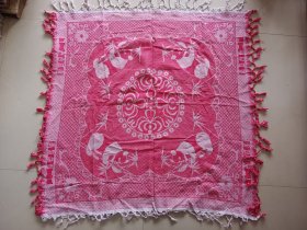 老台布 几乎未使用青岛台布二厂 105×105