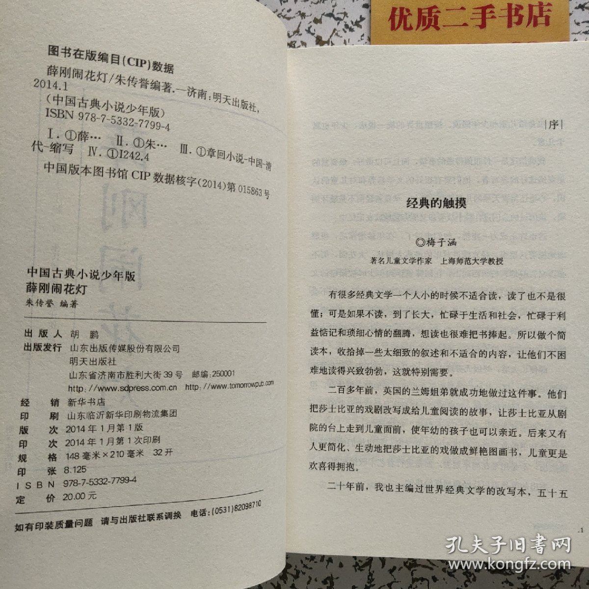 中国古典小说少年版·薛刚闹花灯