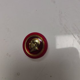 毛主席像章 小塑料章（背:上海15）【库存好品】