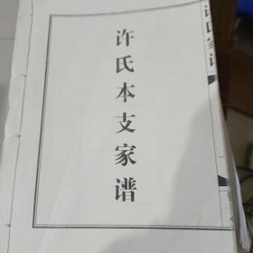 许氏家谱，审稿本