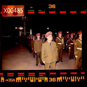【老底片】（军旅）中国人民解放军军乐团资料485，135彩色负片底片一张