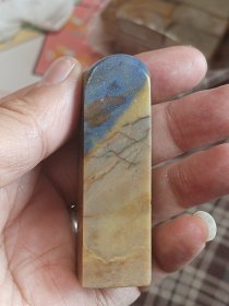 巴林蓝星 现在不好找了 青田石/练习章料 印章石料篆刻印石摆件 鸡血 昌化巴林寿山43