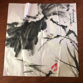 张玉东国画 （68厘米x69厘米）