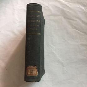 A TEXT-BOOK OF THE PRACTICE OF MEDICINE 医学实践的教科书  外文古旧书  民国老外文书  精装 1901年版
