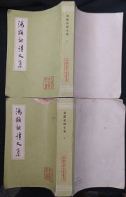 《汤显祖诗文集》上下册 上海古籍出版社 馆藏.书品如图.