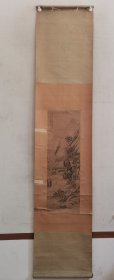钱杜，清代书画家，画心尺寸79+25厘米，嘉庆五年（1800）进士，浙江杭州人。作品保真手绘，品相如图自然旧有瑕疵，图片与实物一致，