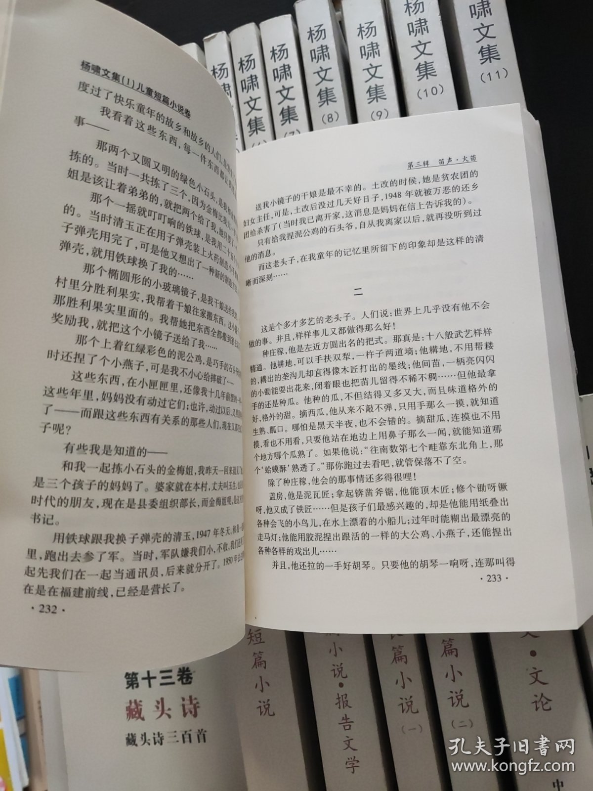 杨啸文集1-20【缺3.19共18册合售】签赠本