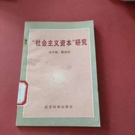 “社会主义资本”研究