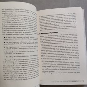 THE HORIZONTAL ORGANIZATION 横向组织