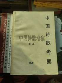 中国诗歌考察2001-2004（陈蔚 作者自印本）