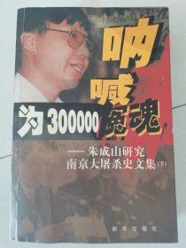 为300000冤魂呐喊 朱成山研究南京大屠杀史文集 下册