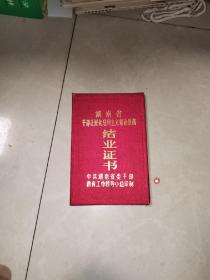 湖南省干部正规化马列主义理论教育结业证书