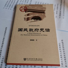 中国史话·近代政治系列：国民政府史话