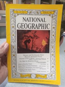 1960年3月，原版，国家地理杂志，national geographic