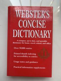 WEBSTER'S CONCISE DICTIONARY 韦氏简明词典 精装