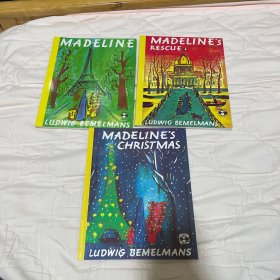 Madeline，Madeline's rescue, Madeline's christmas,三本合售