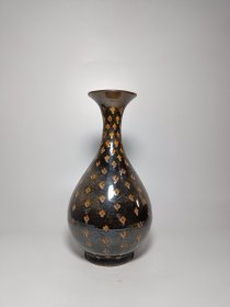 旧藏老瓷器吉州窑玉壶春瓶