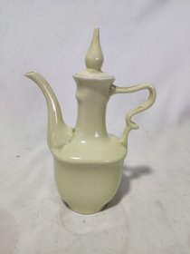 怀旧民俗老物件七八十年代黄釉老酒壶家居客厅博古架摆设收藏佳品不多见