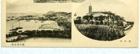 民国时期明信片：镇江风景摄影图。