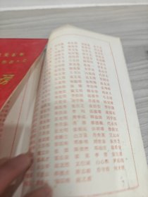 1978年 成都市市级机关表彰先进集体和先进工作者大会光荣榜