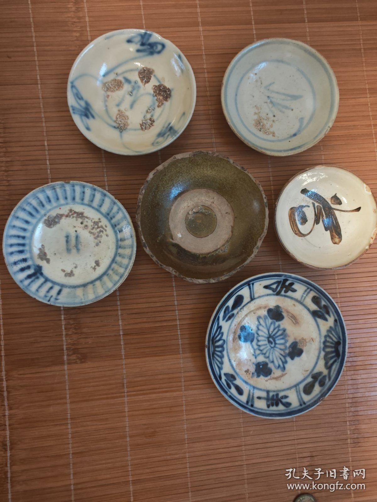 六件老瓷器合售放漏拍包老