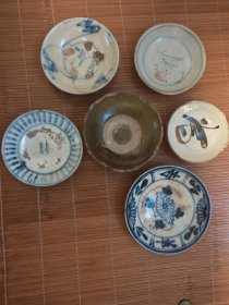 六件老瓷器合售放漏拍包老