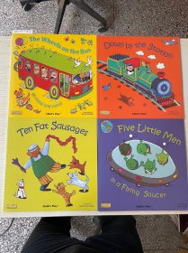 The Wheels on the Bus go Round and Round +Ten Fat Sausages +DownbytheStation +FiveLittleMeninaFlyingSaucer <四本合售>
