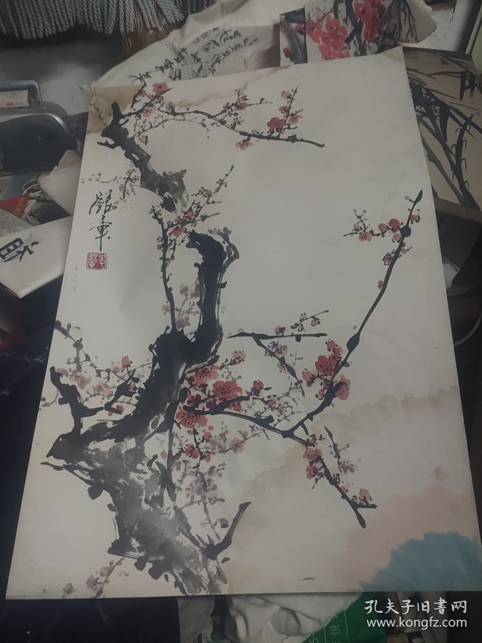 史银章梅花大概4平尺