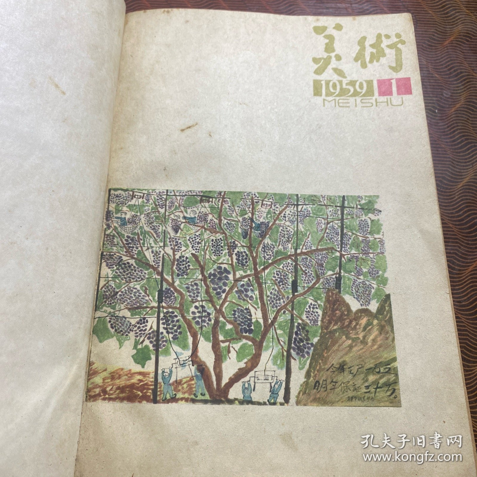 美术 1959年全12期精装合订本