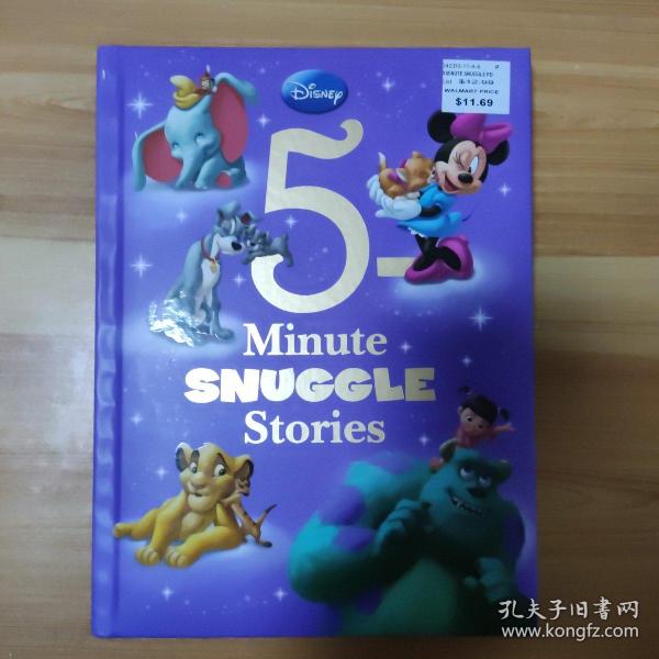 5-Minute Snuggle Stories 迪士尼五分钟睡前小故事书(精装) 