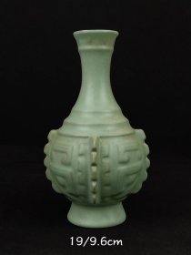 清凉寺 汝窑天青釉回纹尊瓶，全品完整无破损，实拍如图！