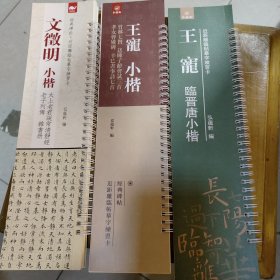 文征明小楷，王宠小楷临晋唐小楷，近距离临帖慕字练习卡