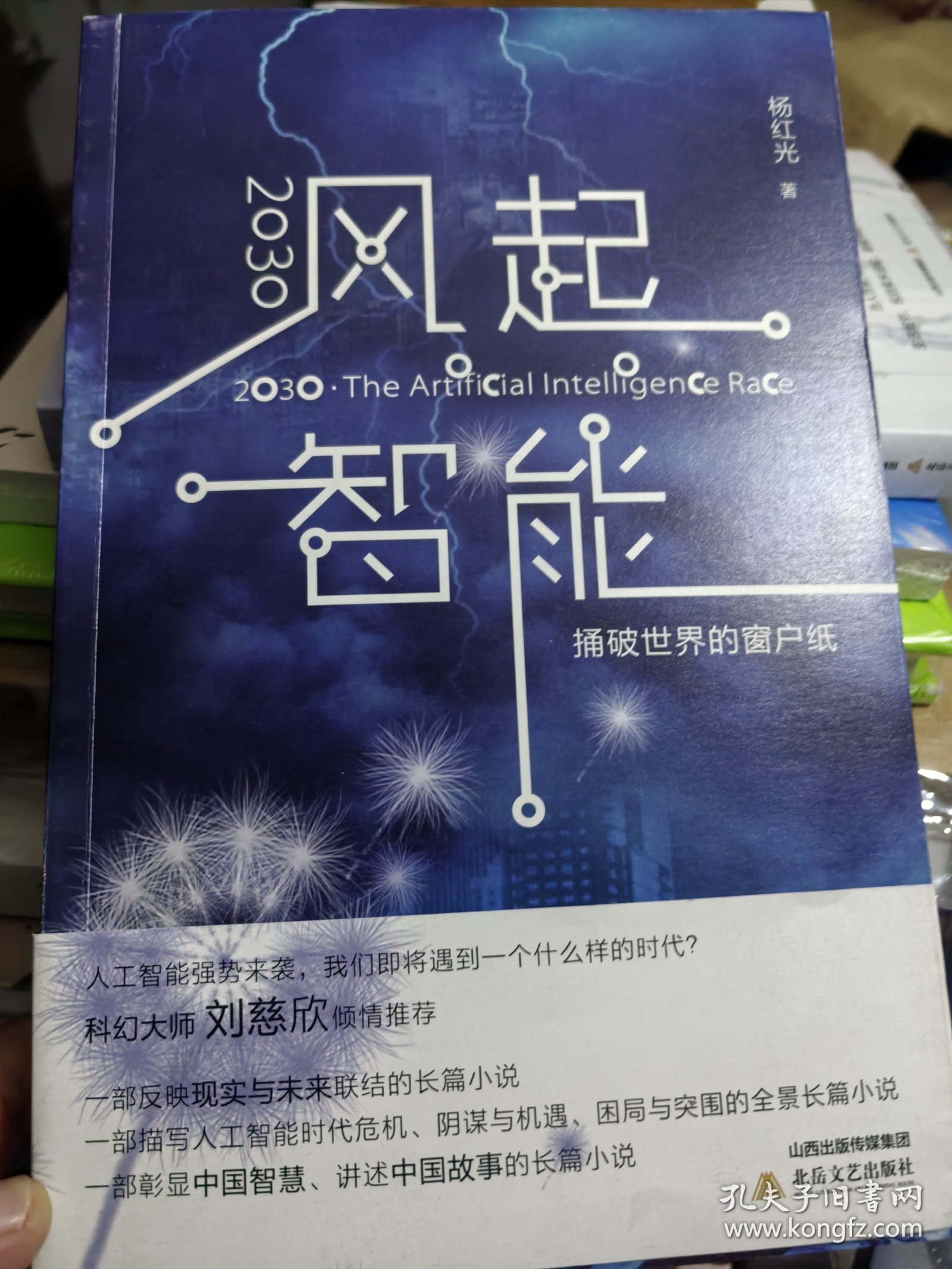 杨红光智能三部曲：风起智能、云播智慧、智取人性（题词签名本）