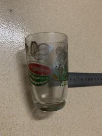 西瓜图案玻璃杯