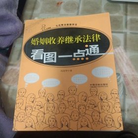 婚姻收养继承法律看图一点通(书脊处少损不影响阅读)