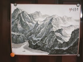 屠古虹山水 三峡山水 徐悲鸿弟子 四川重庆著名老画家