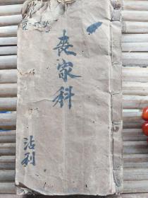 B6718之六 广州花都传统粤语科仪之六《丧家科》回魂定局，重丧秘旨…84面。