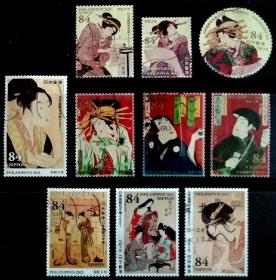日本信销邮票～《2021年国际邮展》.10全
