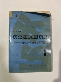 历史在这里沉思3：1966-1976年记实