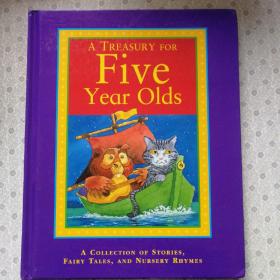 A Treasury For Five Year Olds  英语原版精装铜版彩色印刷