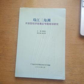 珠江三角洲   開放型經濟密集區(qū)專題規(guī)劃研究