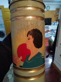 六十年代暖瓶暖壶开水瓶热水瓶保温瓶人物毛泽东选集毛选
