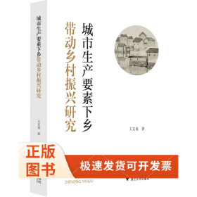 城市生產(chǎn)要素下鄉(xiāng)帶動鄉(xiāng)村振興研究