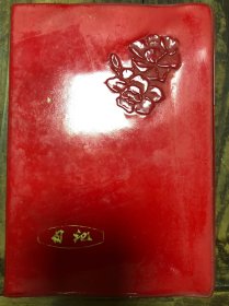 早期红塑皮日记本（插图漂亮）