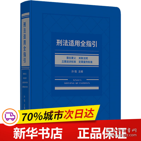 刑法适用全指引：罪名要义、关联法规、立案追诉标准、定罪量刑标准