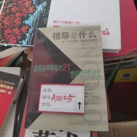 领导是什么:美国各界精英对21世纪领导的卓见