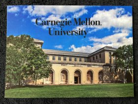 卡内基梅隆大学 卡片 明信片 Carnegie Mellon University