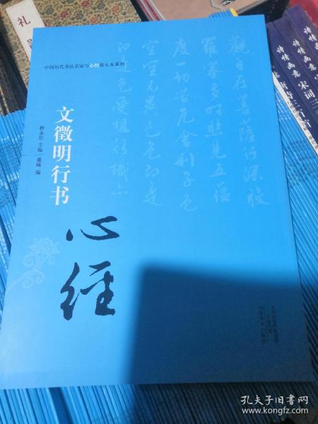 中国历代书法名家写心经放大本系列 文征明行书《心经》